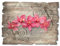 Artland Wandbild aus Holz Shabby Chic Holzbild rechteckig 40x30 cm Pflanzen Blumen Orchidee Rosa Pink Ornamente Vintage U1QT