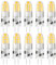 DiCUNO G4 LED Bulbs 2W, 20W Halogen Equivalent G4 Bi-Pin LED Light Bulbs, Natural White 4000K, 12V Non-Dimmable Light for Home Lighting, 200LM, Pack of 10