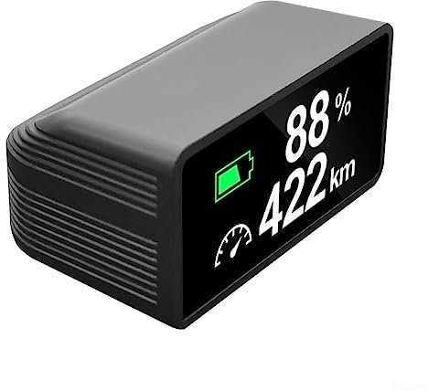 Auto HUD Head Up Display Kompatibel Kompatibel mit Tesla Modell 3/Y 2017–2023, Head-Up-Display HUD-Embedded-Design, Display mit verbleibende Batterieleistung, LED-Tachometer-Head-Up-Display