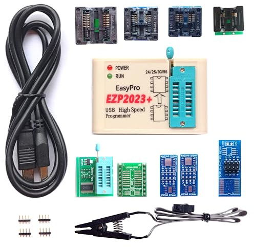 EZP2023 Programmierer USB SPI 9 Adapter EZP2019 Upgraded Chip Writer Reader IC Test Clip 24 25 93 95 EEPROM Flash Bios Minipro Socket