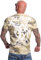 Yakuza Herren FU T-Shirt, Camouflage, 4XL