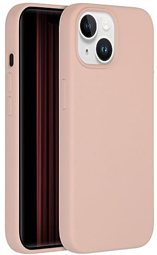 ACCEZZ Liquid Hülle aus Silikon - Geeignet für iPhone 15 - Rosa