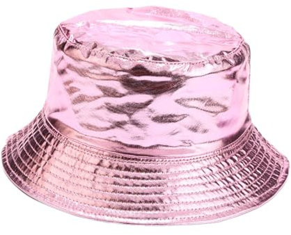 AWOCAN Cappelli antipioggia impermeabili, cappello da pescatore, tesa larga, cappello da pescatore, cappello da pioggia per uomo e donna, Colore: rosa., M/L