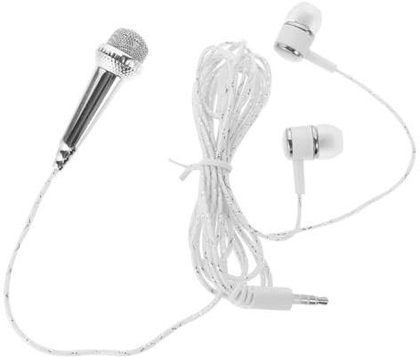 ibasenice 2stücke Kompaktes Mikrofon Für Handy Tragbares Mikrofon Song-Software Interview Podcasting Und Live- Aus Langlebigem Material Für Gesang Und Aufnahmen