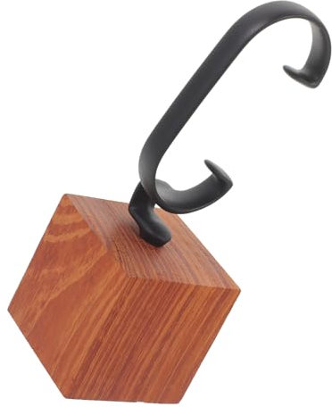 OATIPHO C-Ring-Aufbewahrung aus Massivholz Uhrenhalterung mit C-Ring Uhrenpräsentationsständer Uhrendisplayhalter Armreif-Display Showregal Ausstellungsregale Halter für Uhrenständer Acryl