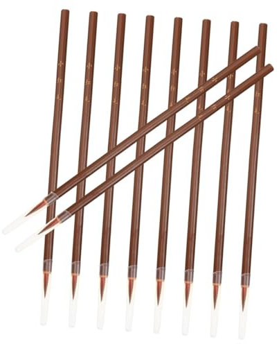 GRADENEVE 10 Stück Pinsel Kalligraphie Werkzeuge Chinesische Kalligraphie Stifte Für Anfänger Zeichnen Kalligraphie Zeichnungspinsel Schreiben Kalligraphie Tintenpinsel Chinesisches