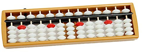 NASSMOSSE Abacus for Kids, Abacus Chinois Vintage 13 Chiffres Abacus Math Calcul Tool for Children Calcul de l'éducation