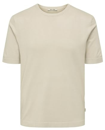 Only & Sons Herren Onswyler Life Reg 14 Ss Knit T-Shirt (1er Pack)