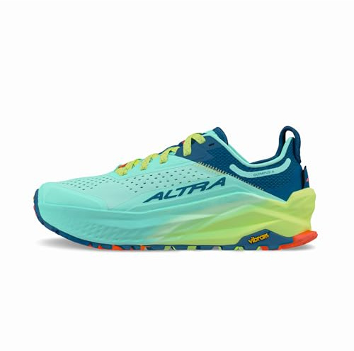 ALTRA Women's Olympus 6 Trail Running Shoe, Blaugrün/Ein Hauch von Paradies (Trace of Paradise), 42 EU