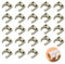 50 Pcs 20mm Conduit Clips Set, Water Pipe Buckle for Fixing Cables, Lines, Durable Clips for Corrugated Pipes (Grey)