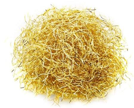 Engelshaar für Weihnachten & Advent als Dekoration & Deko ca. 15 Gramm (Gold)