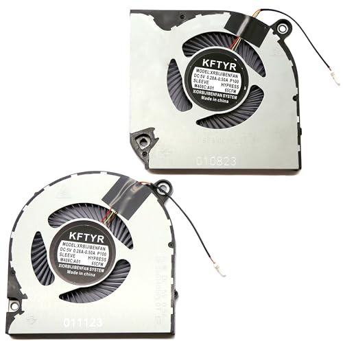 VENTILATEURS CPU & GPU COMPATIBLE POUR PC PORTABLE ACER NITRO 5 AN515-43 / AN515-54 / AN517-51