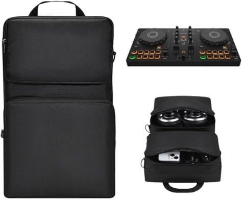 DJ-Controller-Hülle für Alphatheta DDJ FLX2, Pioneer DDJ 200, Pioneer DDJ Wego 4/Hercules Inpulse 200 MK2, Hercules Inpulse 200 Hülle, Pioneer DJ-Mixer-Tasche, Party, Straßenaufführung, Outdoor,