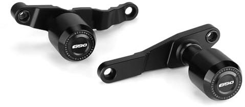 Modeer Motorrad Sturzpads Kompatibel mit Hon.da CB650R / E-Clutch CBR650R / E-Clutch 2024 2025 Antikollision Rahmen Slider Sturzschutz cb 650r cbr 650 r zubehör (schwarz)