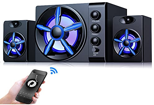 SustVita Subwoofer de Altavoz Mini para PC Sada D209 2.1 Audio estéreo para teléfono móvil