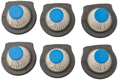 Daaxing Waschbare Filter für Black & Decker für Dust Buster Clean für Slim & Reviva Serie Handstaubsauger Ersatzteile (6er-Pack)