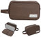 Namenand Trousse de Toilette pour Hommes et Femmes, Accessoires de Toilette Sac de Rasage, Multifonction Imperméable Voyage Sac Cosmétique Organisateurs - Marron