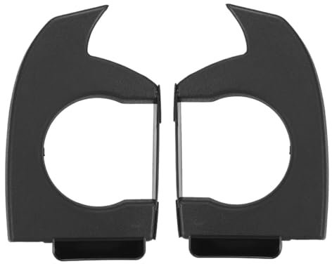 Pair Left+Right Side Door Cup Holder For CITROEN DS3 2009-2016 Insert Car Accessories Cup Holder Black ABS Drink Holder