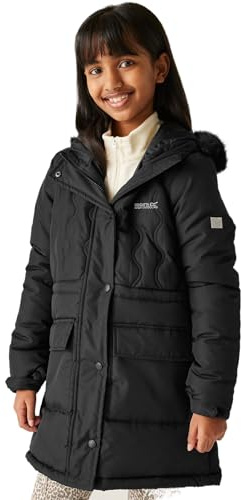 Regatta Kinder Hooded Marizion gesteppt Jacke Wasser abweisend isoliert Winter Mantel