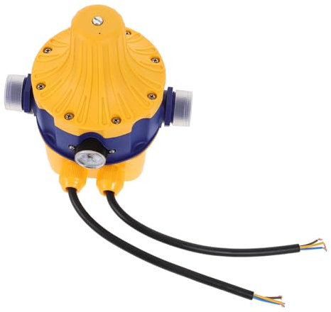 LIFKOME Wasserpumpenregler Aus Kunststoff Automatischer Druckregler Für Pumpensysteme Elektronischer Wasserpumpenregler Rückschlagsicherung Integriert Betriebsspannung