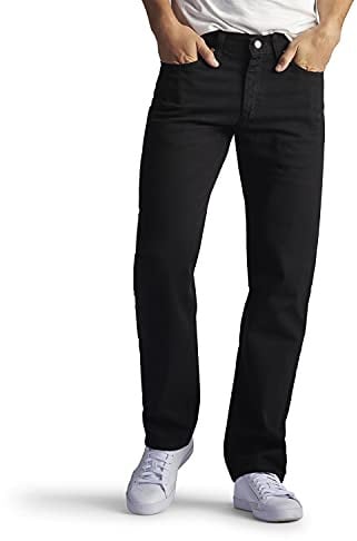 Lee - Mens Jeans - Regular Straight Fit - Legendary - Double Black
