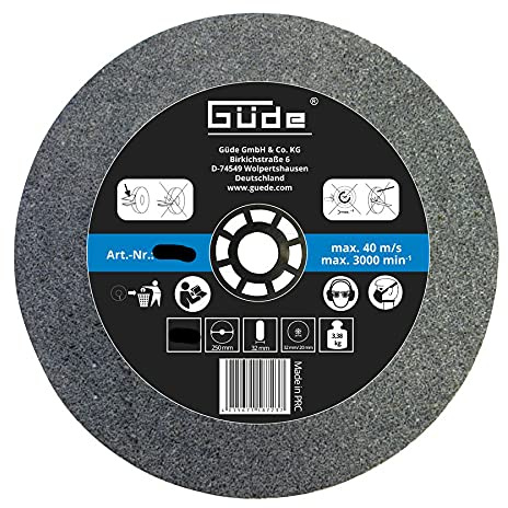 Güde Schleifscheiben (125 bis 250 mm) versch Körnungen Doppelschleifer Schleifer, Schleifscheibengröße:250 x 32 x 32 mm, Körnung:K 60