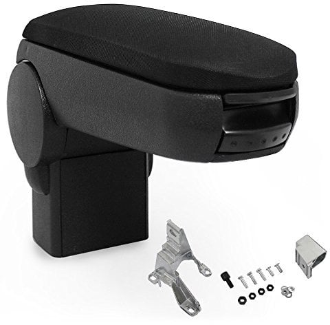 pro.tec Mittelarmlehne passgenau VW Golf IV, Bora, Beetle Mittelkonsole Auto Armlehnenbox Textil Schwarz