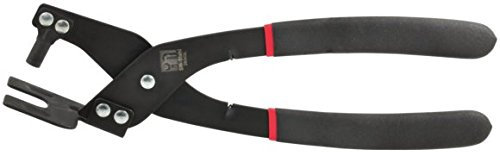 SW-Stahl 26003L Ausdrückzange Auspuffgummis I Ergonomisch & Gummiert I Auspuffgummi Entferner aus Stahl I Auspuffhalter Zange Blau für Kfz-Werkstatt