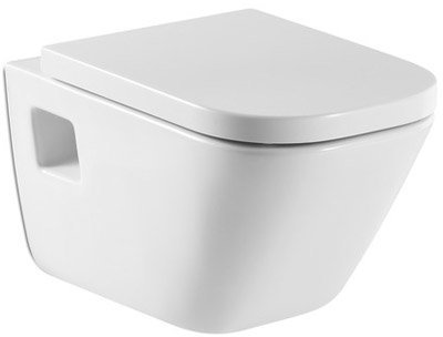 Roca The Gap Wall hung WC pan with soft close seat