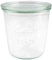 Weck rund Rand Form Jar glas, durchsichtig, 580 ml, 6er pack
