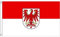 AZ FLAG - Flagge Brandenburg - 150x90 cm - Brandenburg Fahne 100% Polyester mit Messing-Ösen - 110g