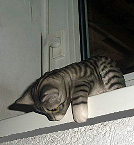 Kerri-Keramik Katze Kantenhocker