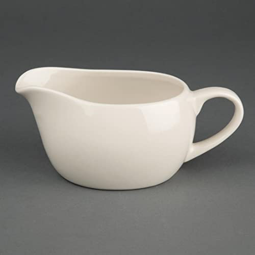 Olympia Lot de 6 saucières en porcelaine Ivoire 350 ml