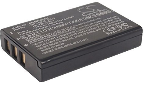 Battery for Pentax Optio 555, 3.7V, 1800mAh, Li-ion