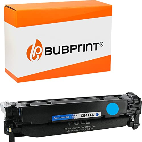 Bubprint Toner kompatibel als Ersatz für HP 305A CE411A für Laserjet Pro 400 Color M451dn M451dw M451nw MFP M475dn M475dw Pro 300 Color M351A MFP M375nw Cyan