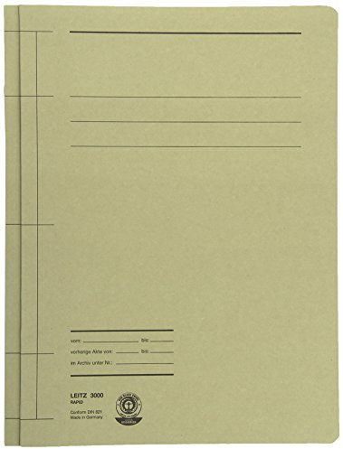 Leitz 3000-00-85 Schnellhefter Rapid, A4, Manilakarton, grau