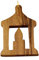 D.O.M. Olivenholz Christbaumschmuck Typ 4 Kerze