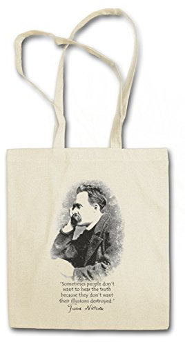Urban Backwoods Friedrich Nietzsche Illusions Hipster Bag Beutel Stofftasche Einkaufstasche