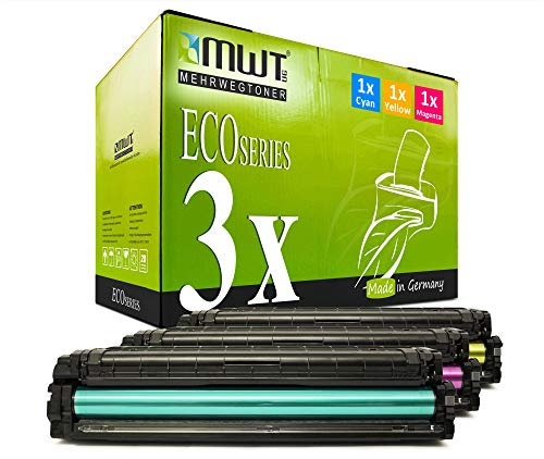3X MWT Toner kompatibel für Samsung CLP 680 wie CLT-506L 506 Color Blau Rot Gelb Druckerpatronen Kartuschen