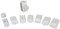 Varilight 2-Way V-Pro Push On/Off Rotary LED Dimmer 0-300W (1 Grid Space) (to fit MK, Schneider Ultimate, Schneider Lisse, Crabtree, Hager, Deta, BG & Varilight PowerGrid) White