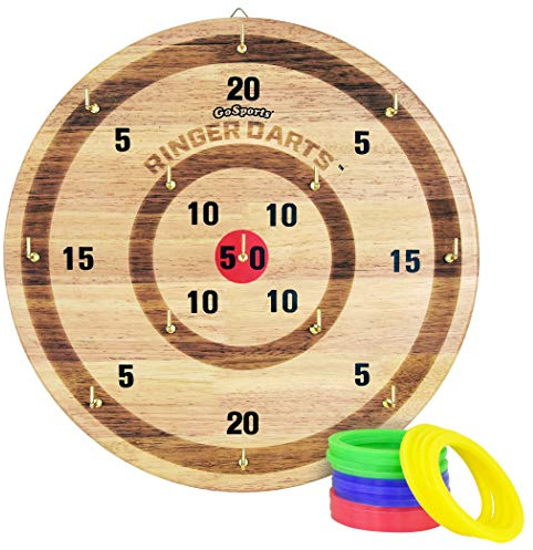 GoSports Ringer Darts Toss Game - Indoor Outdoor Hook Ring Toss Set