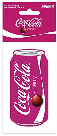 Airflair – Auto Lufterfrischer Coca Cola Cherry Dose – Autoduft für den Rückspiegel – Duftbaum bekämpft Gerüche im Innenraum & hinterlässt einen süßen Kirschcola-Duft bis zu 30 Tage