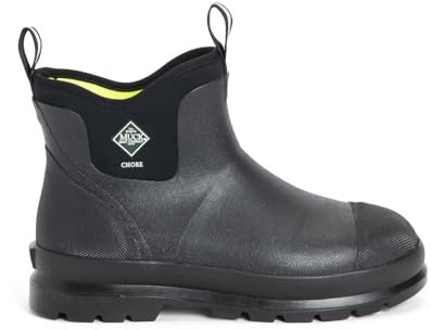 Muck Boots Men's Chore Classic Chelsea Pull On Waterproof Ankle Boot, Black, 9
