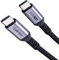 SUMPK 2m USB C to USB C Cable 100W, Type C 3.1 Gen 2 Cable, 10GBbps High Speed Data Transfer 20V5A Quick Charge E-Marker Chip Cord, 4K@60Hz Video Output Compatible with Samsung Galaxy T5