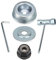 5pcs kit ecrou Tete debroussailleuse Pour STIHL Tondeuse à Gazon, Plaque De Lame En Métal De Boîte De Vitesses De Tondeuse à Gazon pour STIHL FS55 FS56 FS120 FS130 FS130R FS200 FS200R
