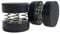 JTRHD Plattenteller-Fußpolster Frühlings-Fuss-Auflage-Lautsprecher Federdämpfer-Fuss-Auflage Audio-Fuss-Auflage für CD-Audio, Subwoofer (Farbe : Black, Size : One Size)