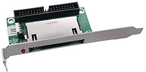 WANGCL Adaptateur de carte CF vers IDE convertisseur 40 broches IDE 3,5 mâle avec support PCI