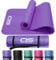 OZE SPORTS Yoga Mat Exercise NBR Fitness foam mat Extra Thick Non-Slip Large Padded High Density ideal for HiiT Pilates gymnastics mats Fitness & Workout with Free Carry Strap (Purple)