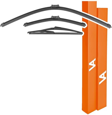 VIA ALBION® Komplettes Wischerset für - KIA VENGA - UK based Brand All Weather Wischerblätter Vorne & Hinten