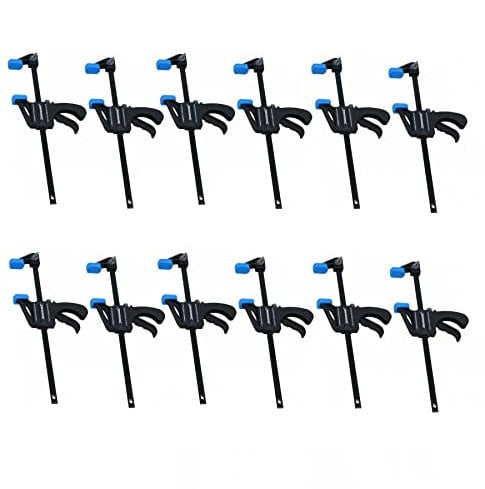 12 x 150mm (6in) Mini Quick Release Ratchet Speed Clamp Spreader Bar Grip